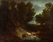 Thomas Gainsborough The Watering Place (mk08) Spain oil painting artist